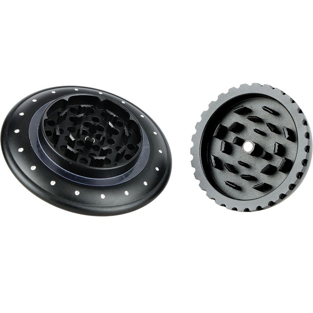 UFO Aluminum Grinder - 3pc / 1.8" / Colors Vary - Headshop.com