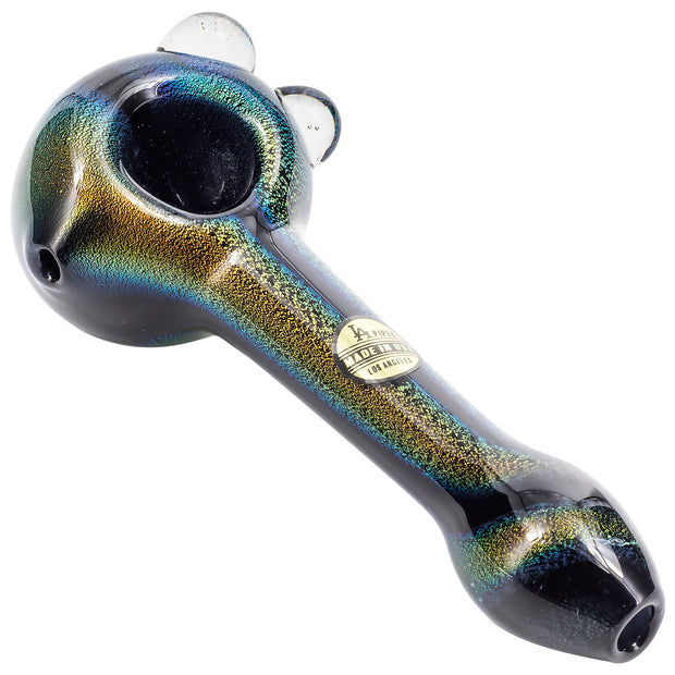 LA Pipes Full Dichro Spoon with Clear Marbles - Headshop.com