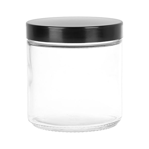 Clear Screw-Top Jar - 3.75" x 3.5"/ X-Large Clear Screw-Top Jar - 3.75" x 3.5"/ X-Large