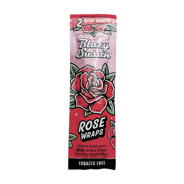 Blazy Susan Rose Wraps - 2pk 25pcs - Headshop.com