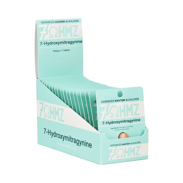 7-OHMZ Kratom Alkaloid 7-Hydroxymitragynine Tablets | 14mg | 20pk - Headshop.com
