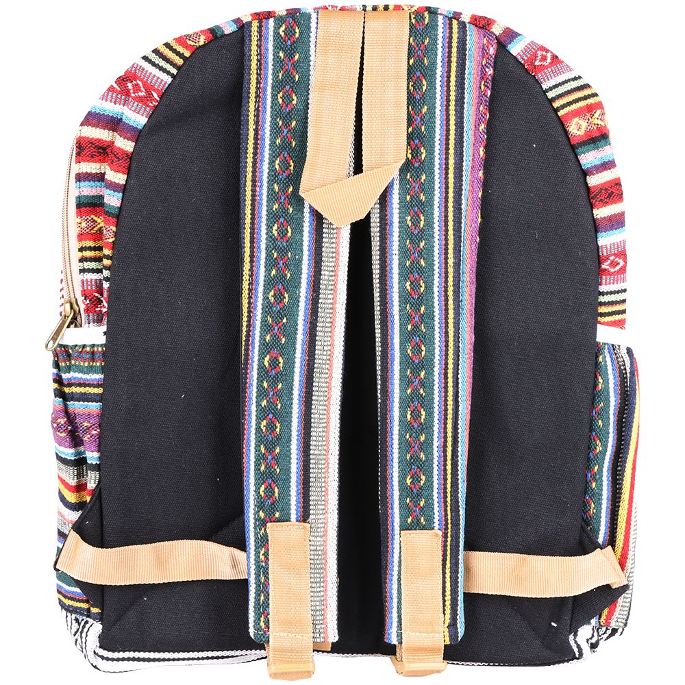 Threadheads Hemp Leaf Patched Backpack - 14"x17" - Headshop.com