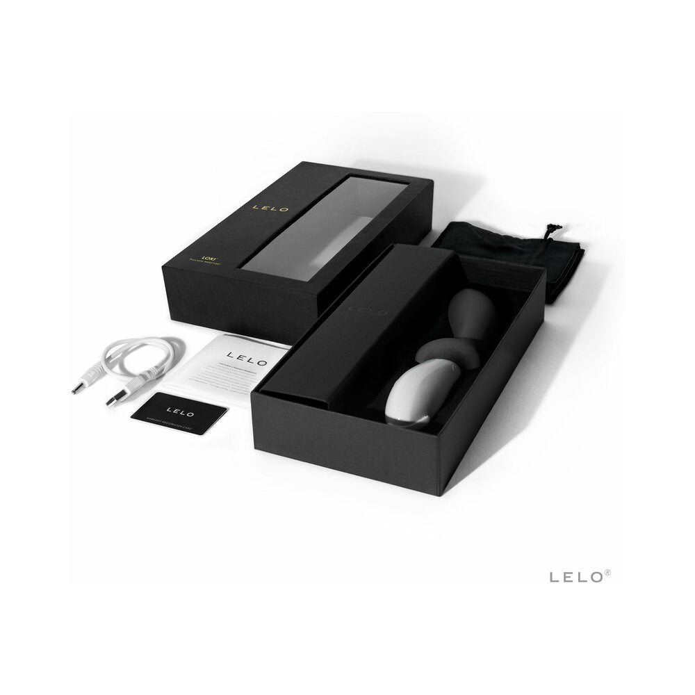 LELO LOKI Rechargeable Prostate Vibrator Obsidian Black - Headshop.com