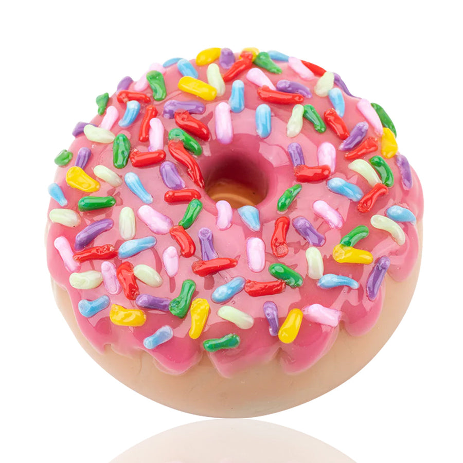Empire Glass Works Pink Sprinkle Donut Dry Pipe - Headshop.com