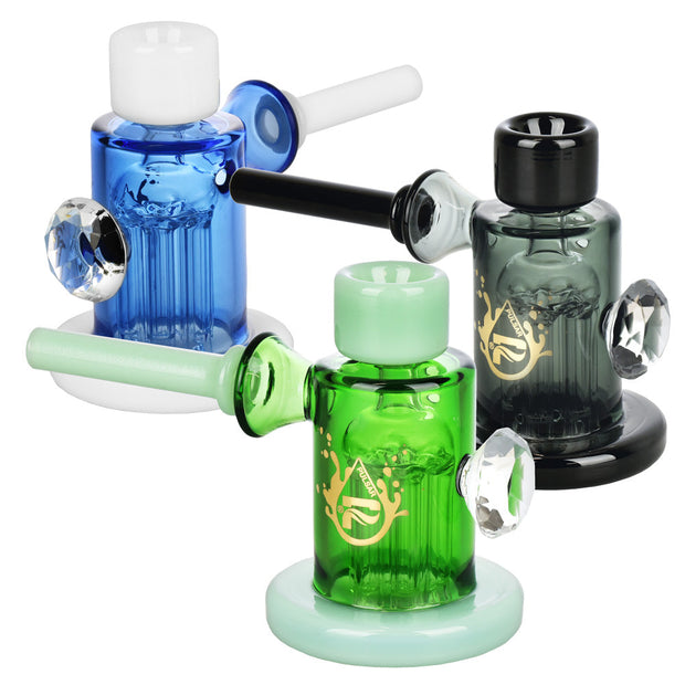 Pulsar Dazzling Diamond Bubbler Pipe - 6"/Colors Vary - Headshop.com