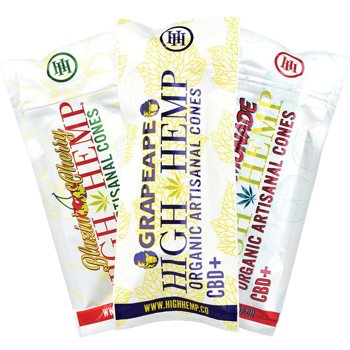 High Hemp Organic Artisanal Cones | 2pc | 15pk Display - Headshop.com