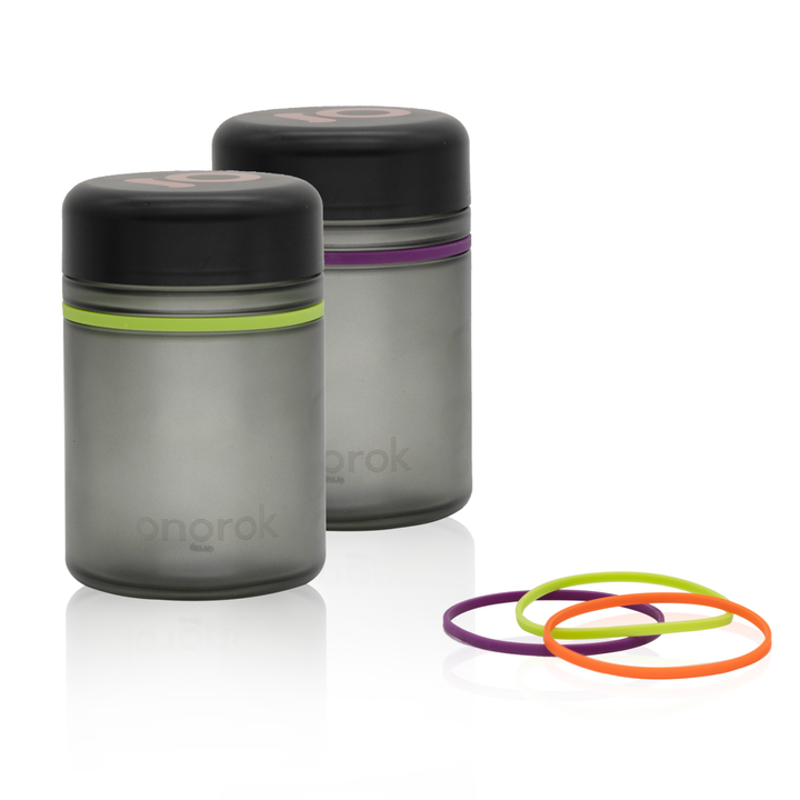 Ongrok 500ml Child Resistant Jars, 2 pack - Headshop.com