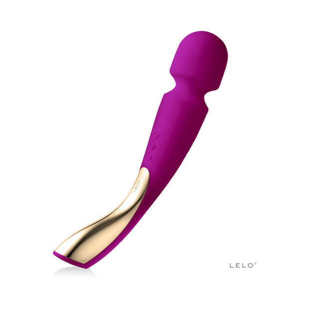 LELO SMART WAND 2 Large Rechargeable Wand Vibrator Deep Rose - Headshop.com