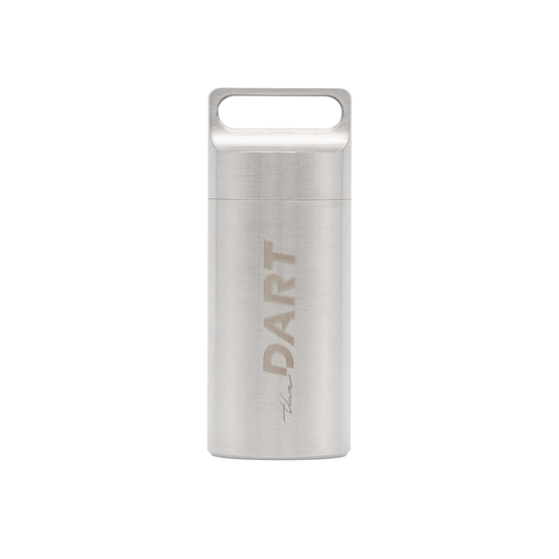Dart Premium Smell Proof Canister (Silver) - Headshop.com