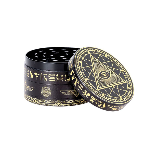 All-Seeing Eye Metal Grinder - 4pc / 2.5" 12ct - Headshop.com
