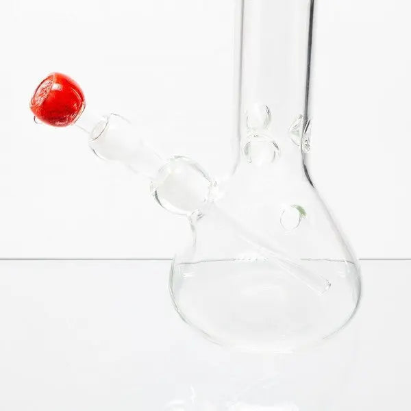 Boost | 17" Red Beaker Base Glass Water Pipe - Headshop.com