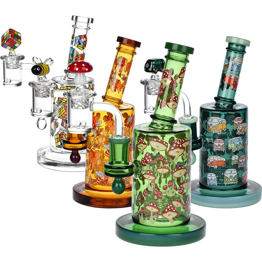 Pulsar Greatest Hits Series Glow Dab Rig Kit / 8" / 14mm F - Headshop.com