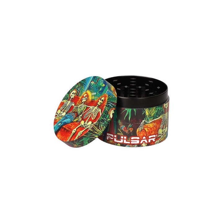 Pulsar Bent Neck Water Pipe Smoker's Hard Case Travel Set | 5.75" | 14mm F