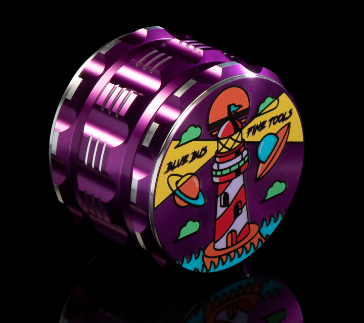 Bluebus GAC 2.5" CERAMIC GRINDER WHITE - Headshop.com