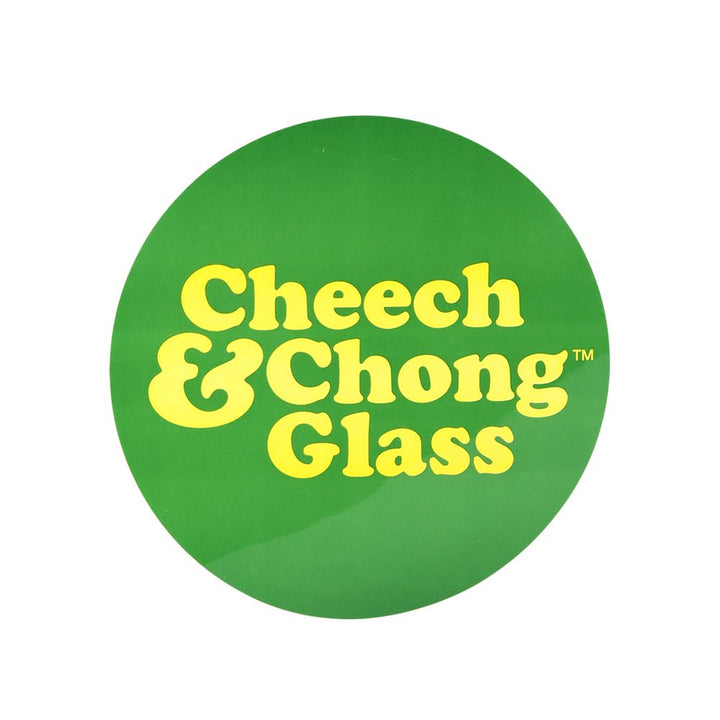 Cheech & Chong Glass Mandala Glow Glass Beaker Water Pipe - 10" - Headshop.com