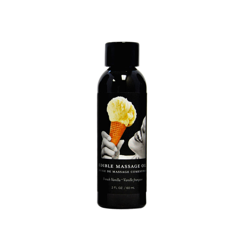 Earthly Body Edible Massage Oil Vanilla 2oz - Headshop.com