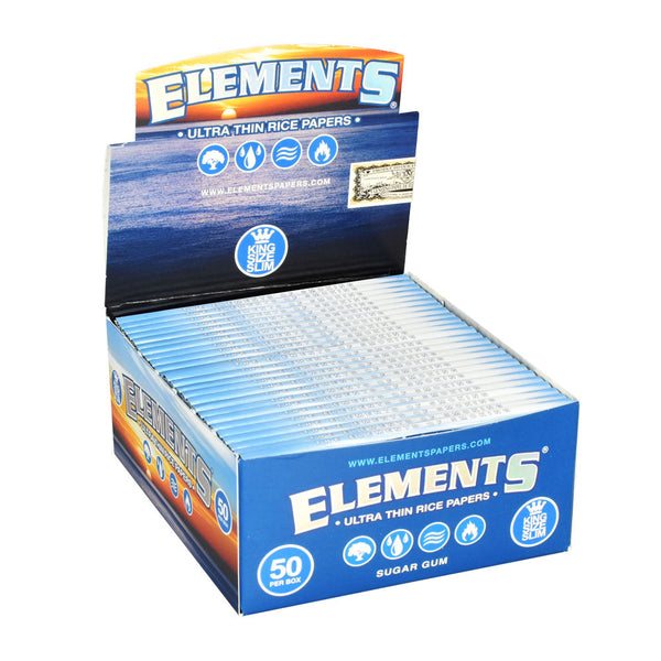 Elements Rice Rolling Papers - Kingsize Slim Elements Rice Rolling Papers - Kingsize Slim