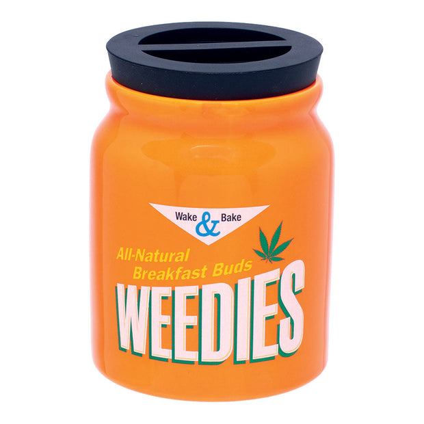 Fujima Happy Hemp Ceramic Stash Jar | 4.5" - Headshop.com