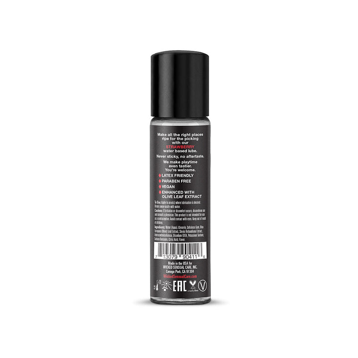 Wicked Aqua Strawberry Water-Based Lubricant 1 oz. - Headshop.com