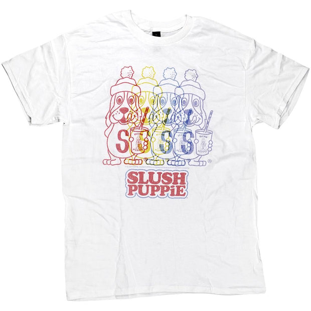 Brisco Brands Slush Puppie Rainbow Puppie T-Shirt - Headshop.com