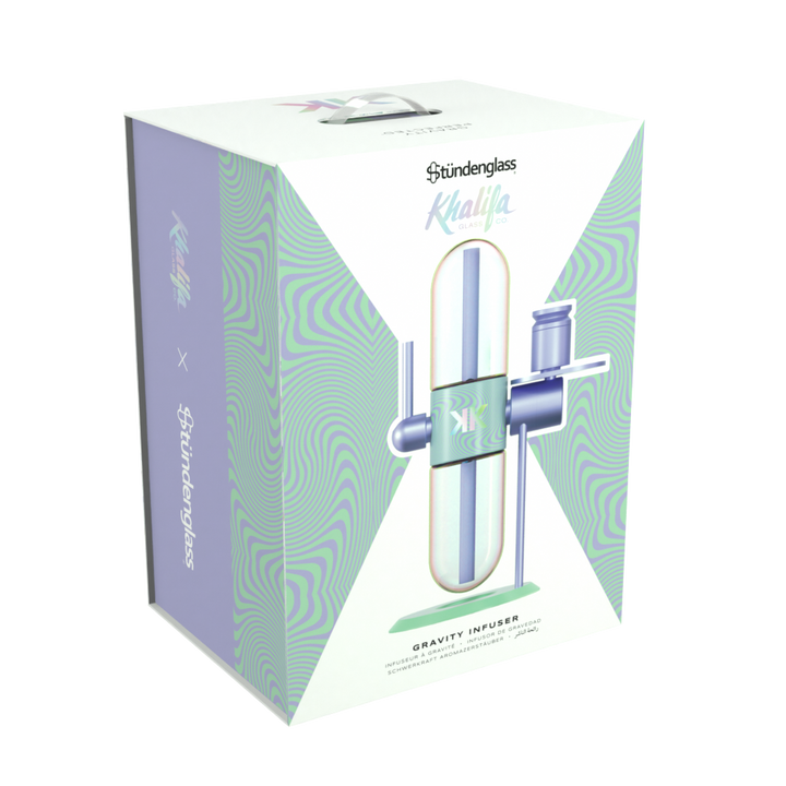 Khalifa x Stündenglass Gravity Infuser - Violet Sky / Mints - Headshop.com