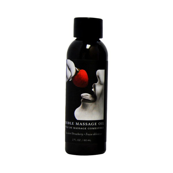 Earthly Body Edible Massage Lotion Strawberry 2 oz. Earthly Body Edible Massage Lotion Strawberry 2 oz.