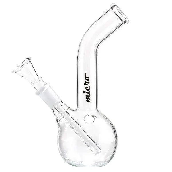 Micro | 7" Simple Glass Water Pipe - Headshop.com
