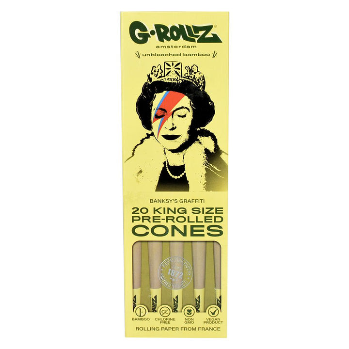 G-ROLLZ x Banksy's Graffiti Cones | 20pc | King Size - Headshop.com