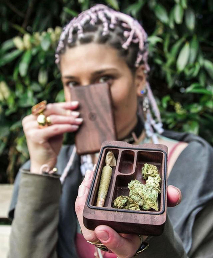 Marley Natural American Black Walnut Case - Headshop.com