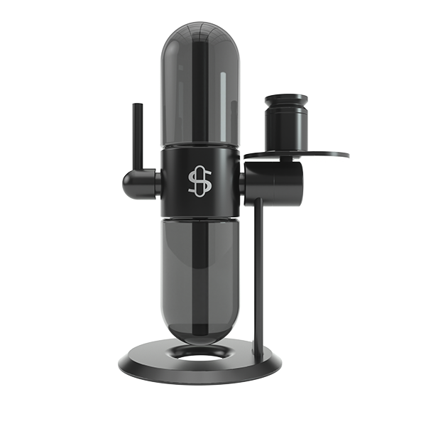 Stündenglass Single Gray Glass Globe (Large) - Headshop.com