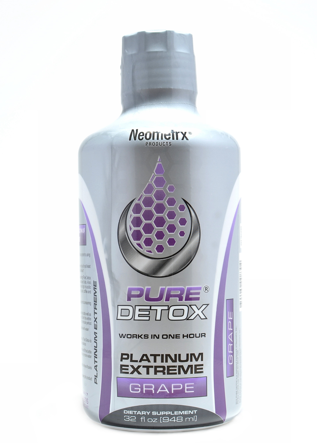 Pure Detox Platinum Extreme 32oz Grape-flavored detox for the win