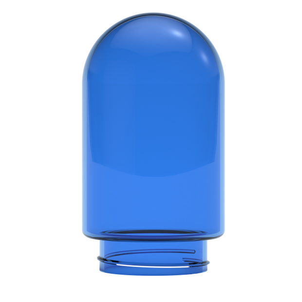 Stündenglass Single Blue Glass Globe (Large) - Headshop.com