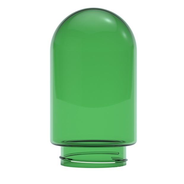 Stündenglass Single Green Glass Globe (Large) - Headshop.com