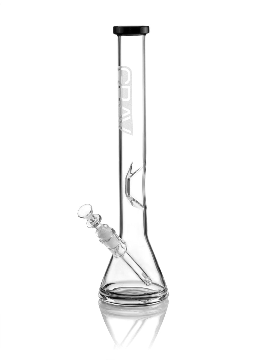 GRAV® Large, Black Accent Beaker Base Water Pipe - Headshop.com