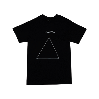Higher Standards T-Shirt - Embroidered Triangle - Headshop.com