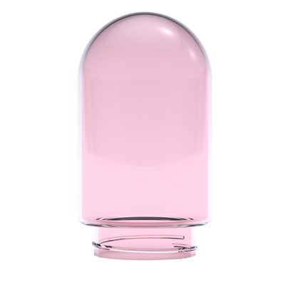 Stündenglass Single Pink Glass Globe (Large) - Headshop.com
