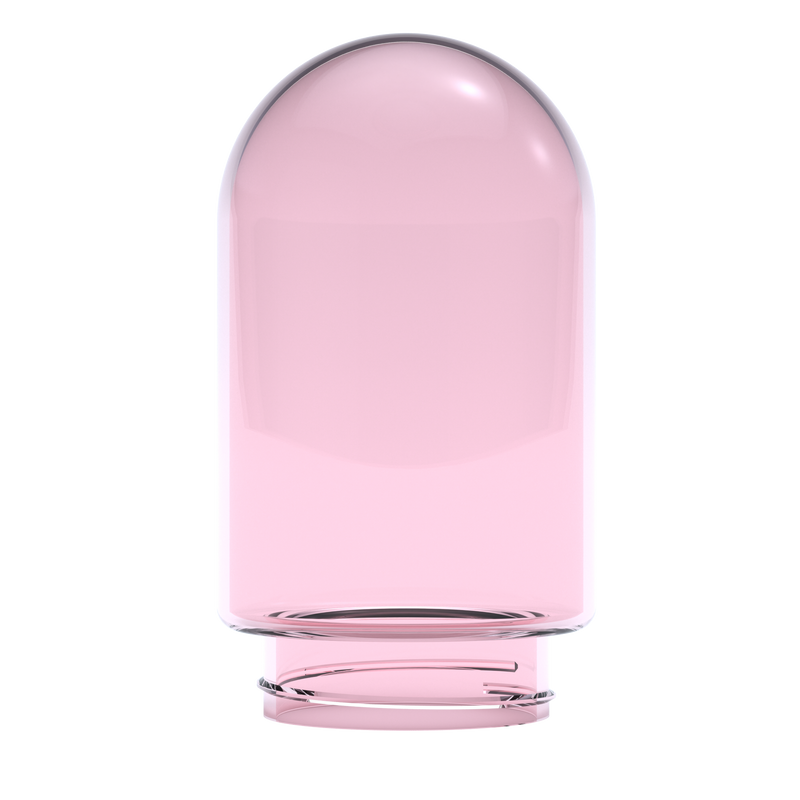 Stündenglass Single Pink Glass Globe (Large) - Headshop.com