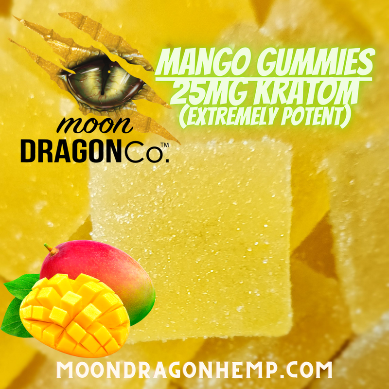Moon Dragon Mango Kratom Gummies - Headshop.com