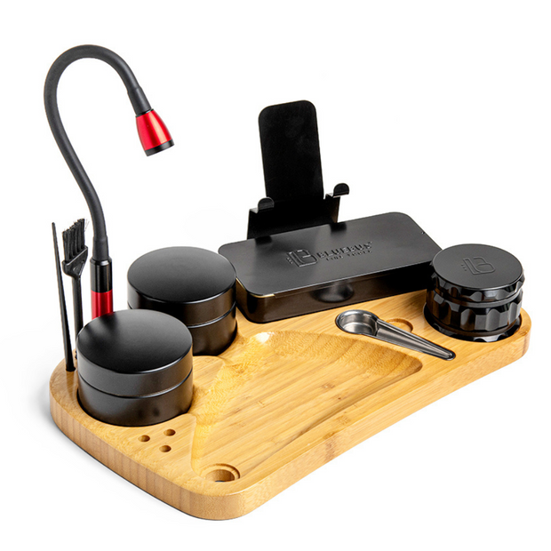 BLAZE Wooden Rolling Tray - Headshop.com