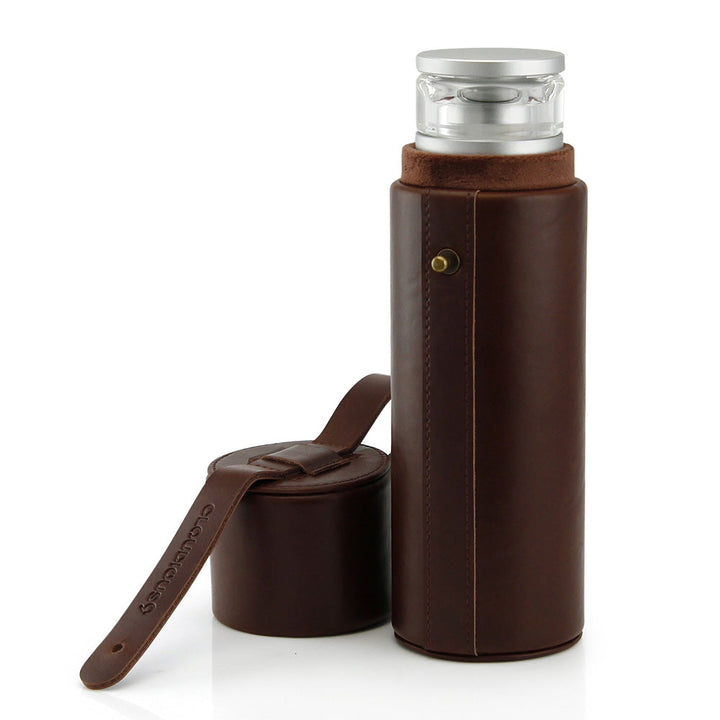 Hydrology9 Leather Carrying Case - Dark Brown - Headshop.com