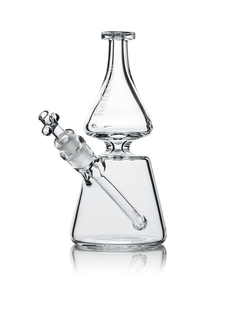 Helixâ„¢ Clear Beaker Base Water Pipe - Headshop.com