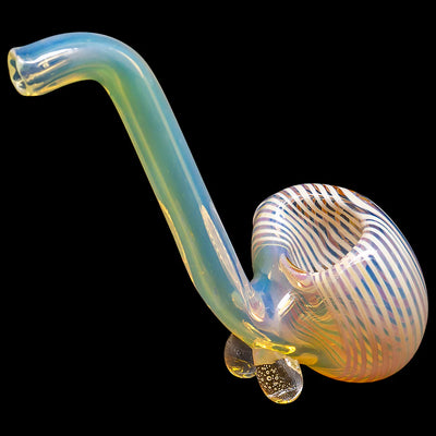 LA Pipes "Flaco" Skinny Glass Sherlock Pipe - Headshop.com