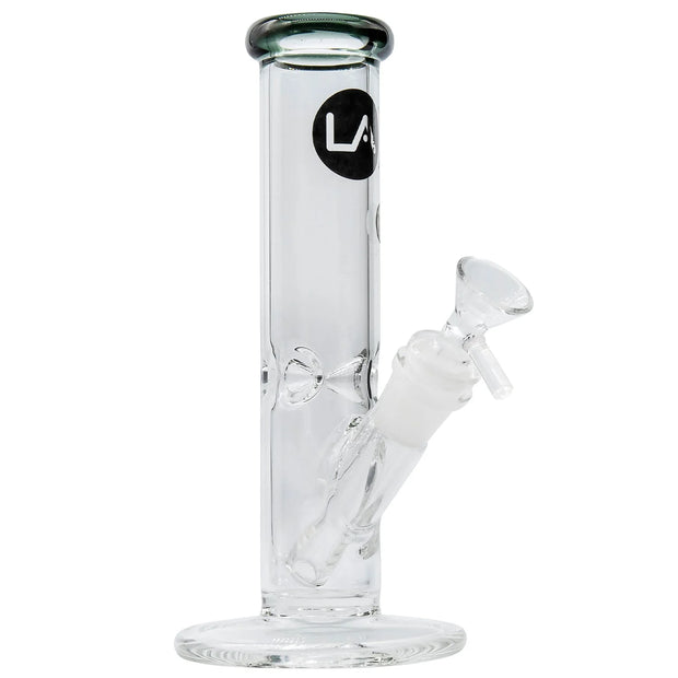 LA Pipes Straight Shooter Bong - Multiple Colors - 8" - Headshop.com