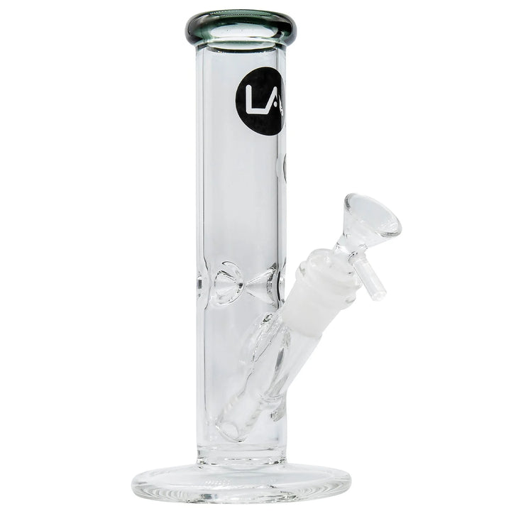 LA Pipes Straight Shooter Bong - Multiple Colors - 8" - Headshop.com