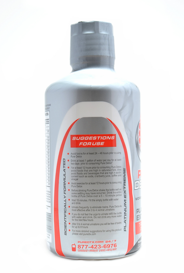 Pure Detox Platinum Extreme 32oz Tropical Punch - Headshop.com