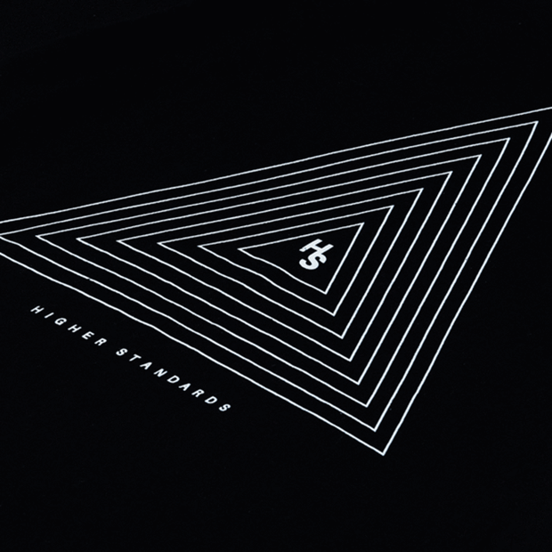 Higher Standards T-Shirt - Concentric Triangle - Headshop.com