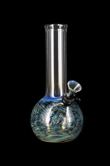 LA Pipes Raked Tiger Stripe Accented Beaker Bong - Headshop.com