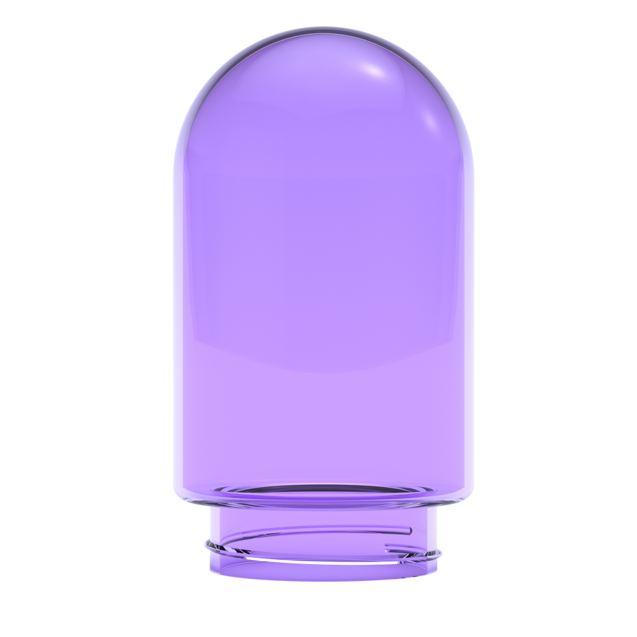 Stündenglass Single Purple Glass Globe (Large) - Headshop.com