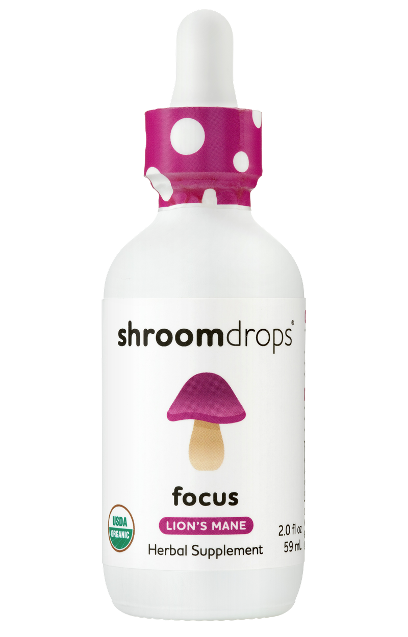 Organic Lion's Mane Tincture (Focus) Shroom drops - Headshop.com