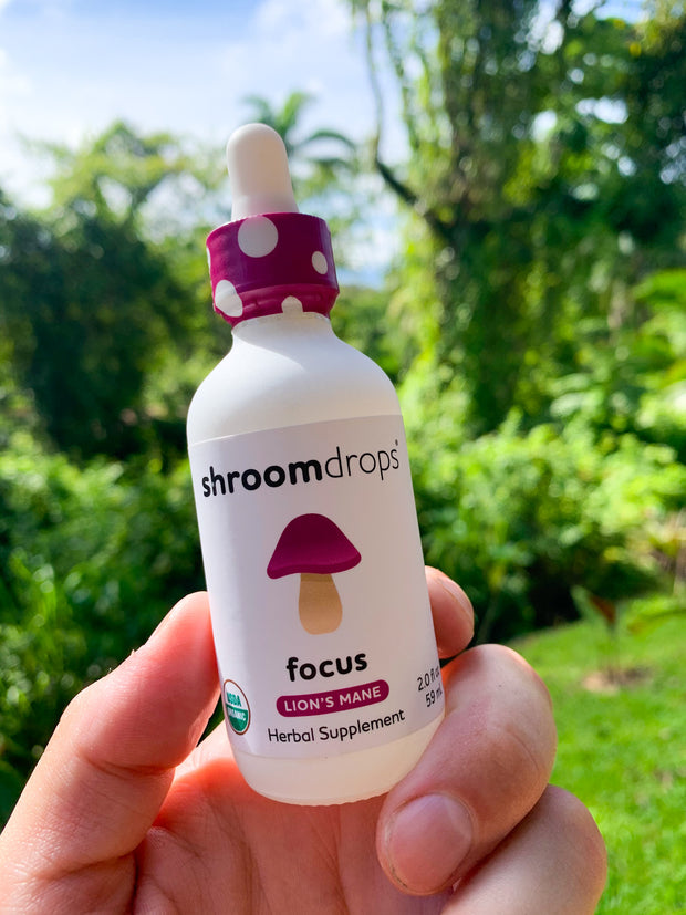 Organic Lion's Mane Tincture (Focus) Shroom drops - Headshop.com